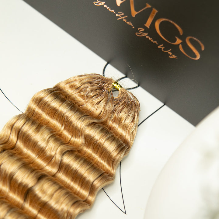 27 Honey Blonde Deep Wave