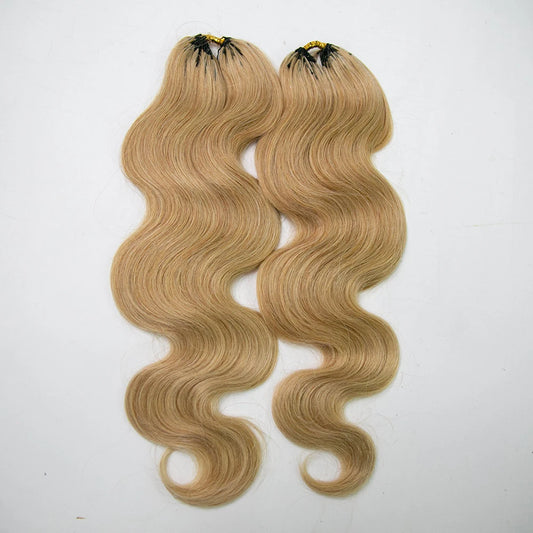Human Crochet Hair Body Wave #27 Honey Blonde for Black Woman