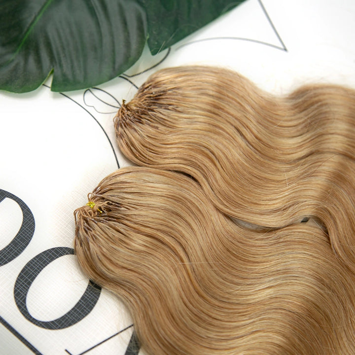 Human Crochet Hair Body Wave for Woman Honey Blonde #27