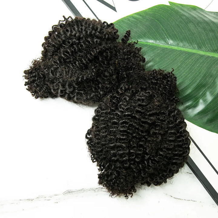 Human Hair Springy Afro Twist Hair Extensions 12-16 inches