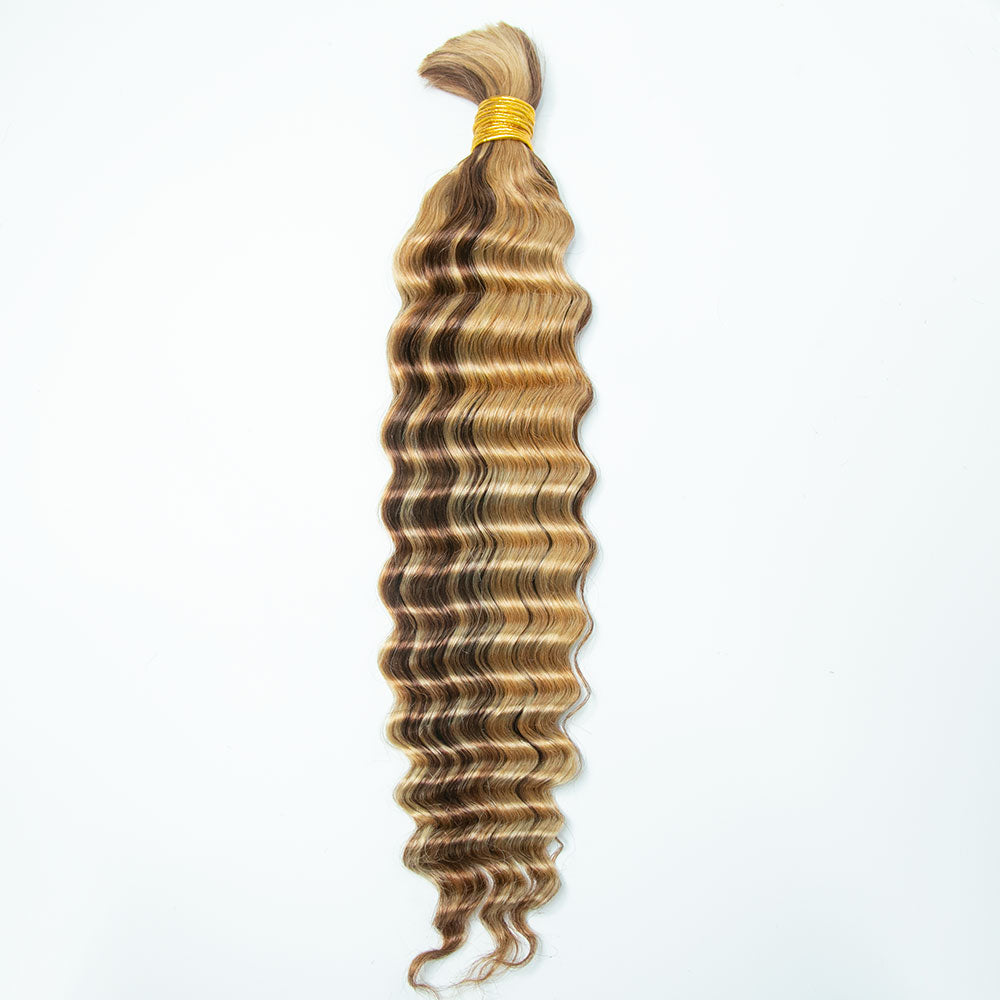 Extensions de cheveux en vrac couleur piano #27/#30 pour tressage