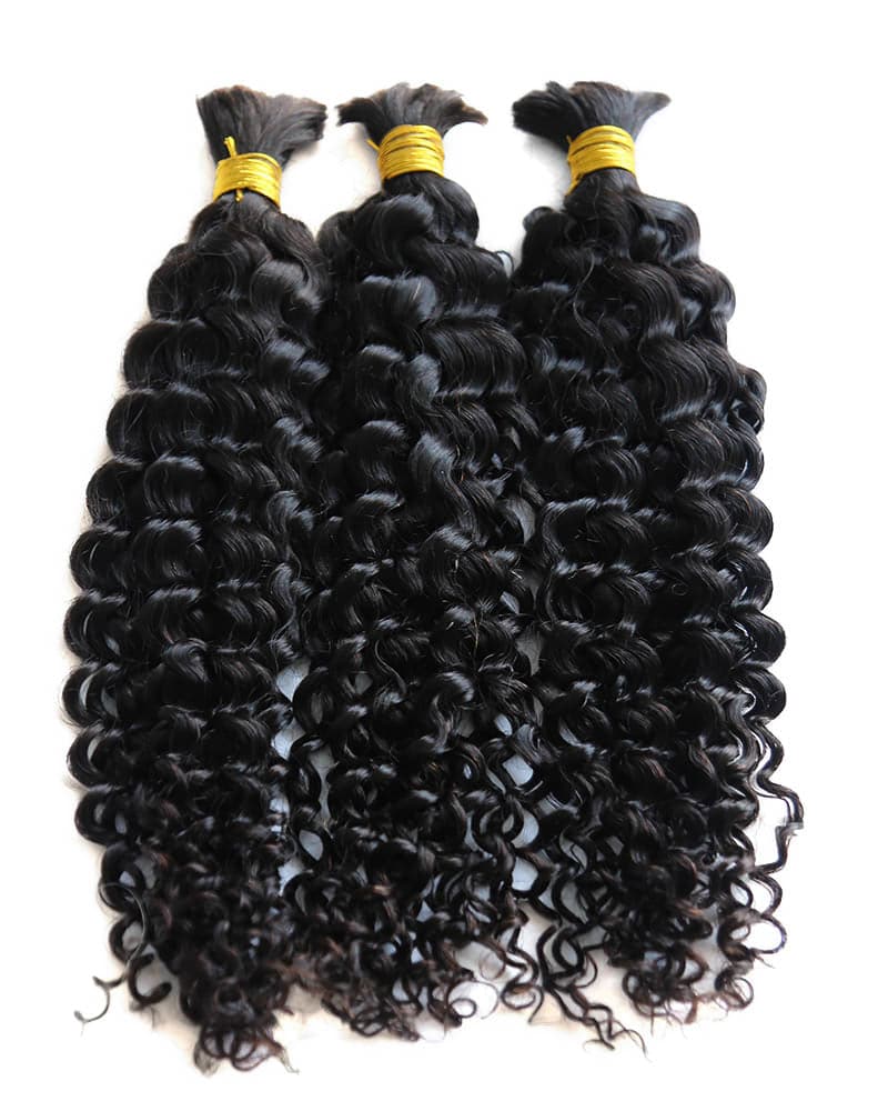 Spanish curl Crochet Hair with human hair