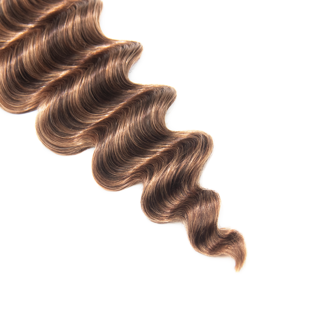 #D4/30 Mix Color Blend Loose Deep Wave Human Crochet Hair