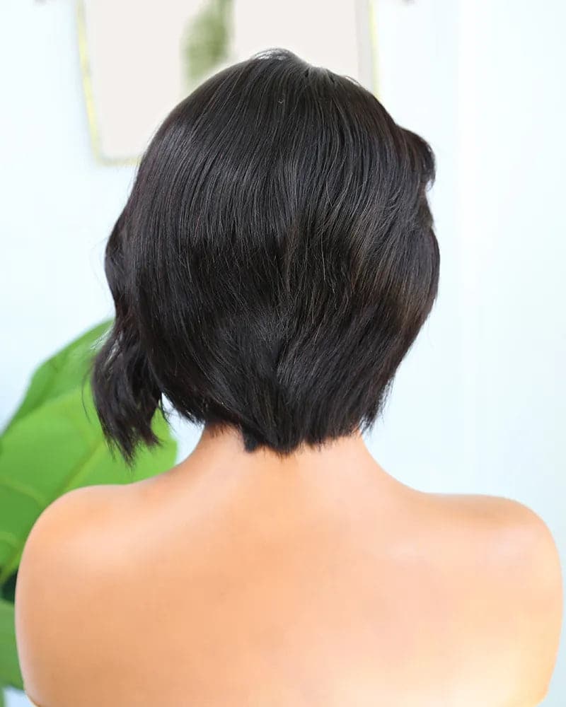 Pixie Cut Asymmetrical 13x4 Lace Frontal Wig for Sale NW