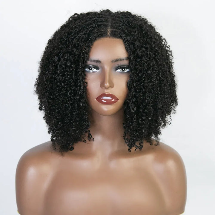 Kinky Boho Braids 5x5 Lace Closure Wig