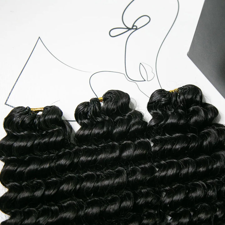 YWIGS LOOSE CURLY CROCHET HUMAN HAIR