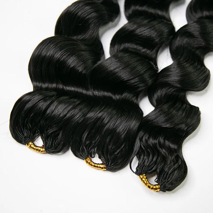 LOOSE WAVE CROCHET HUMAN HAIR