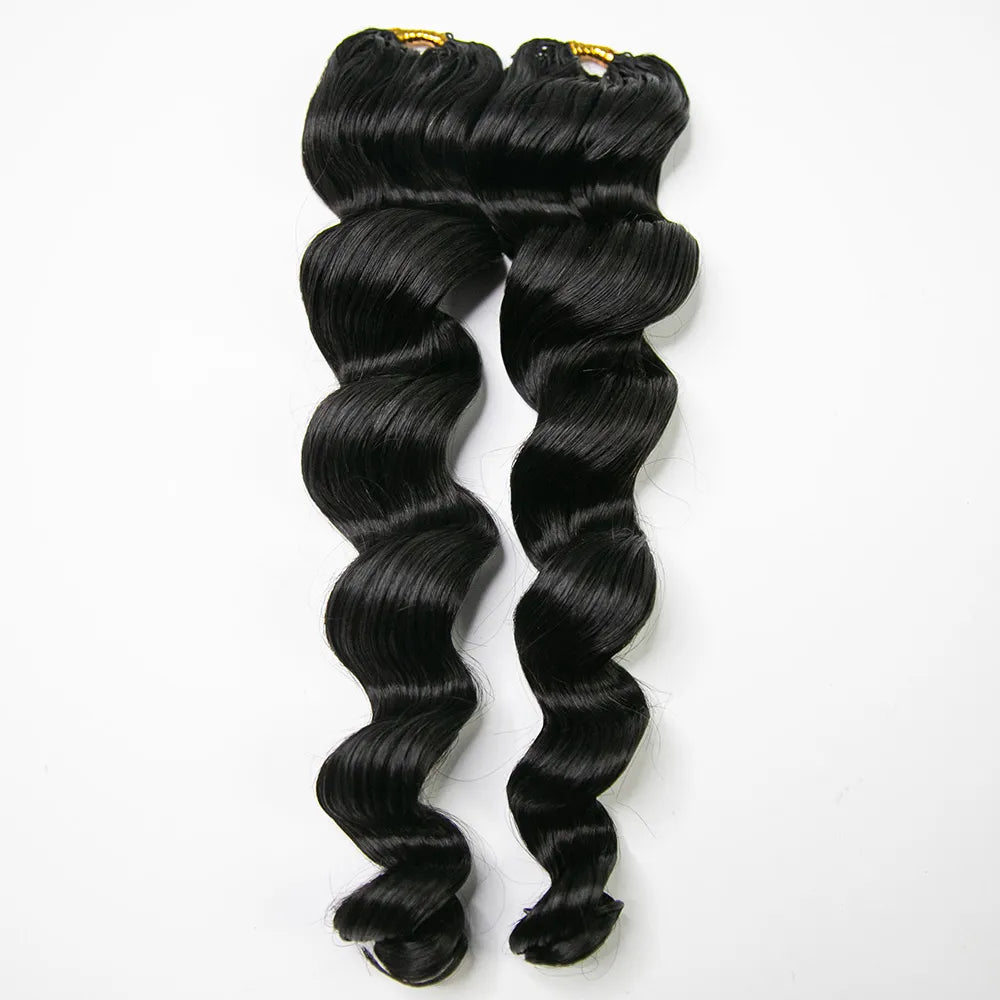 LOOSE WAVE HUMAN CROCHET HAIR