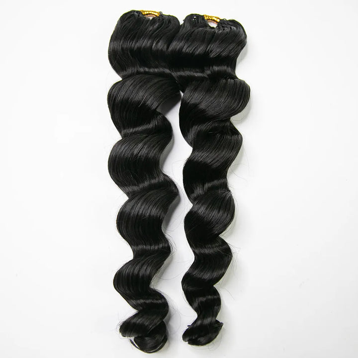 LOOSE WAVE HUMAN CROCHET HAIR