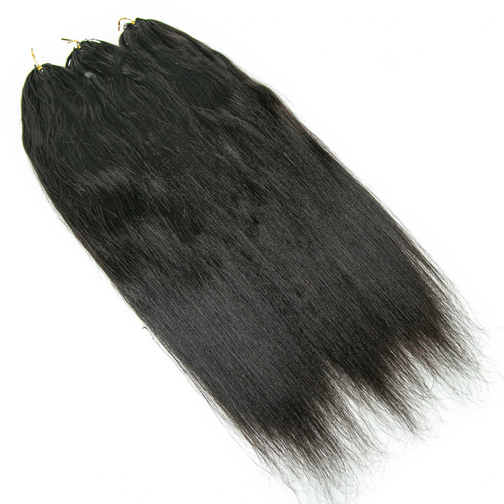 Light Yaki Human Crochet Hair for Woman
