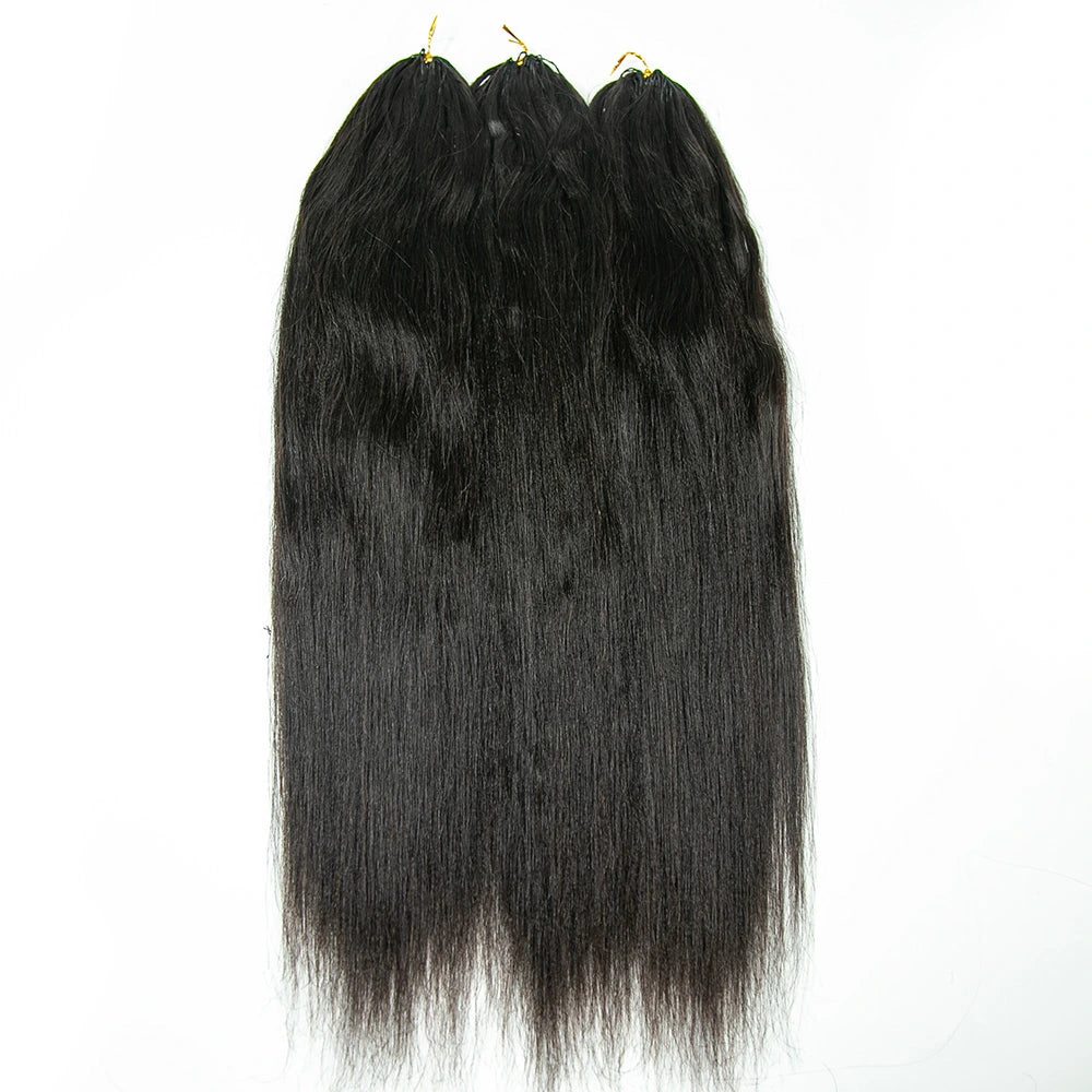 Light Yaki Human Crochet Hair