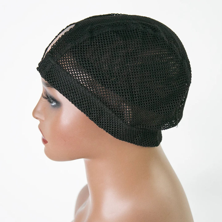 Lightweight lace wig cap for protective styles