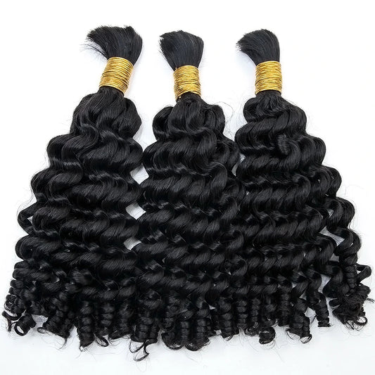 Loose Curl Bulk Hair Extensions for Braiding