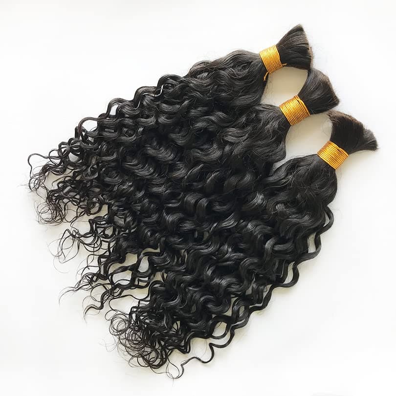 Water Wave Bulk Hair Extensions for Braiding
