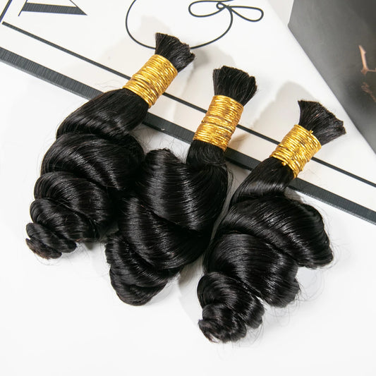 Loose Wave Bulk Hair Extensions for Braiding