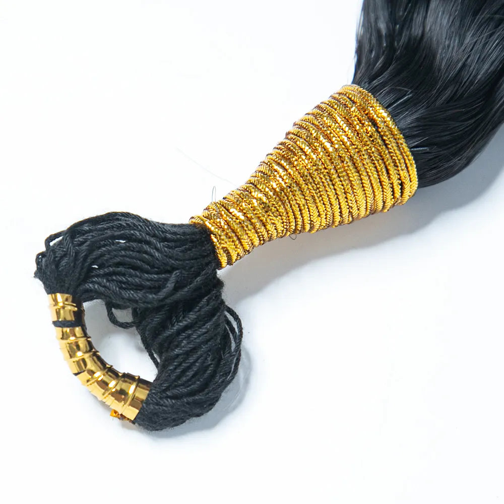 Loose Deep Wave feather lite crochet human hair