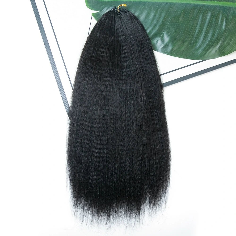 Yaki Straight Human Crochet Hair