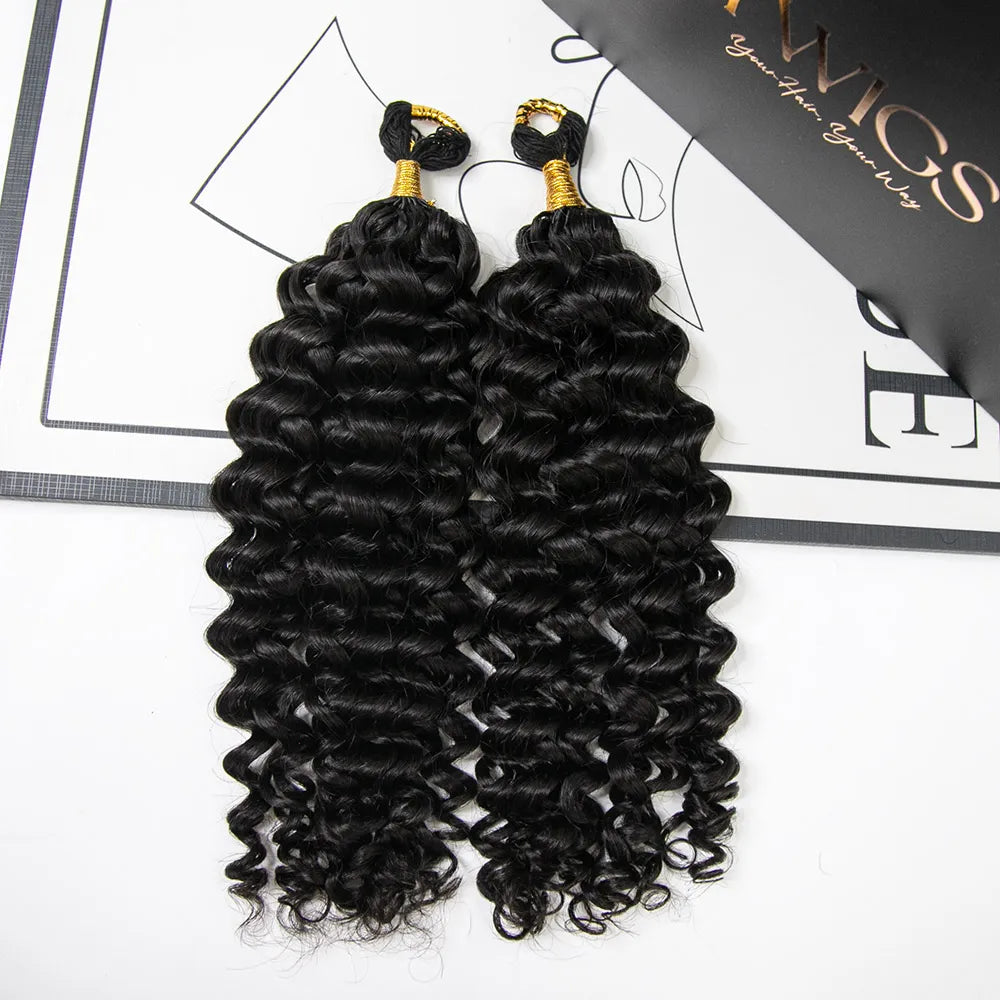 Pre-Separated Spanish Curl Feather Crochet Hair Extensions
