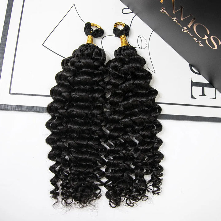 Pre-Separated Spanish Curl Feather Crochet Hair Extensions