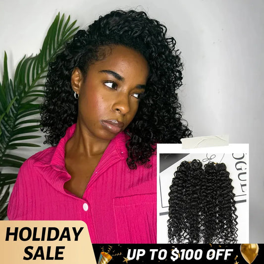 SPANISH CURL CROCHET HUMAN HAIR UP TO 100 SALE