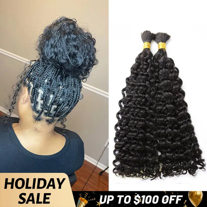 SPANISH CURL DOUBLE DRAWN BULK HAIR UP TO 100 SALE