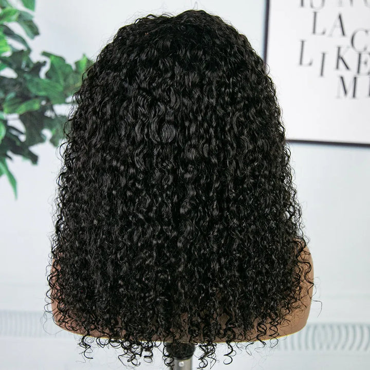 Seamless Multi-Textured Kinky Curly Wig Half Wig