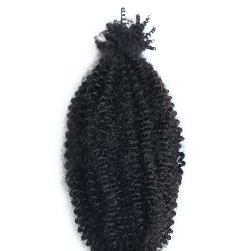 Extensões de cabelo torcido de mola de cabelo humano