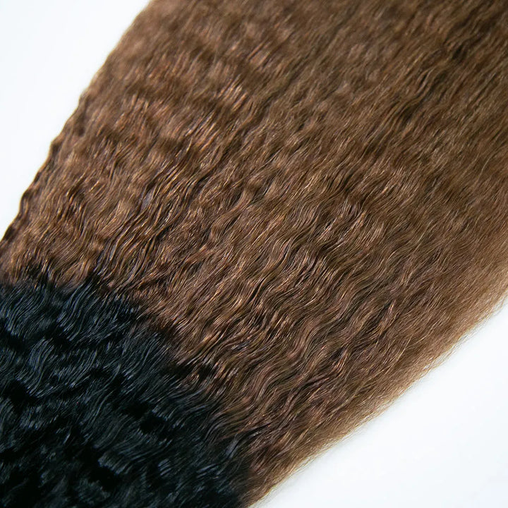 #T1B/30 light brown kinky straight crochet hair