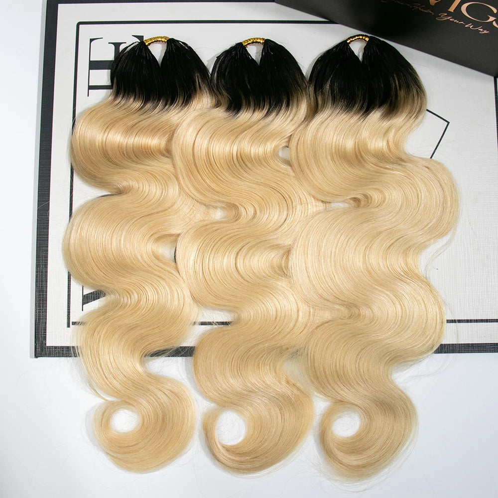 T1B/613 body wave human crochet hair