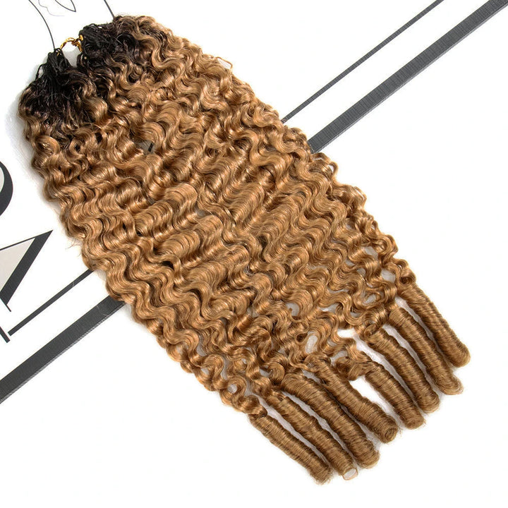 T1B/27 burmese curly human crochet hair for summer