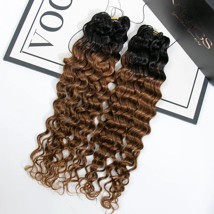 T1B/30 feather crochet hair water wave