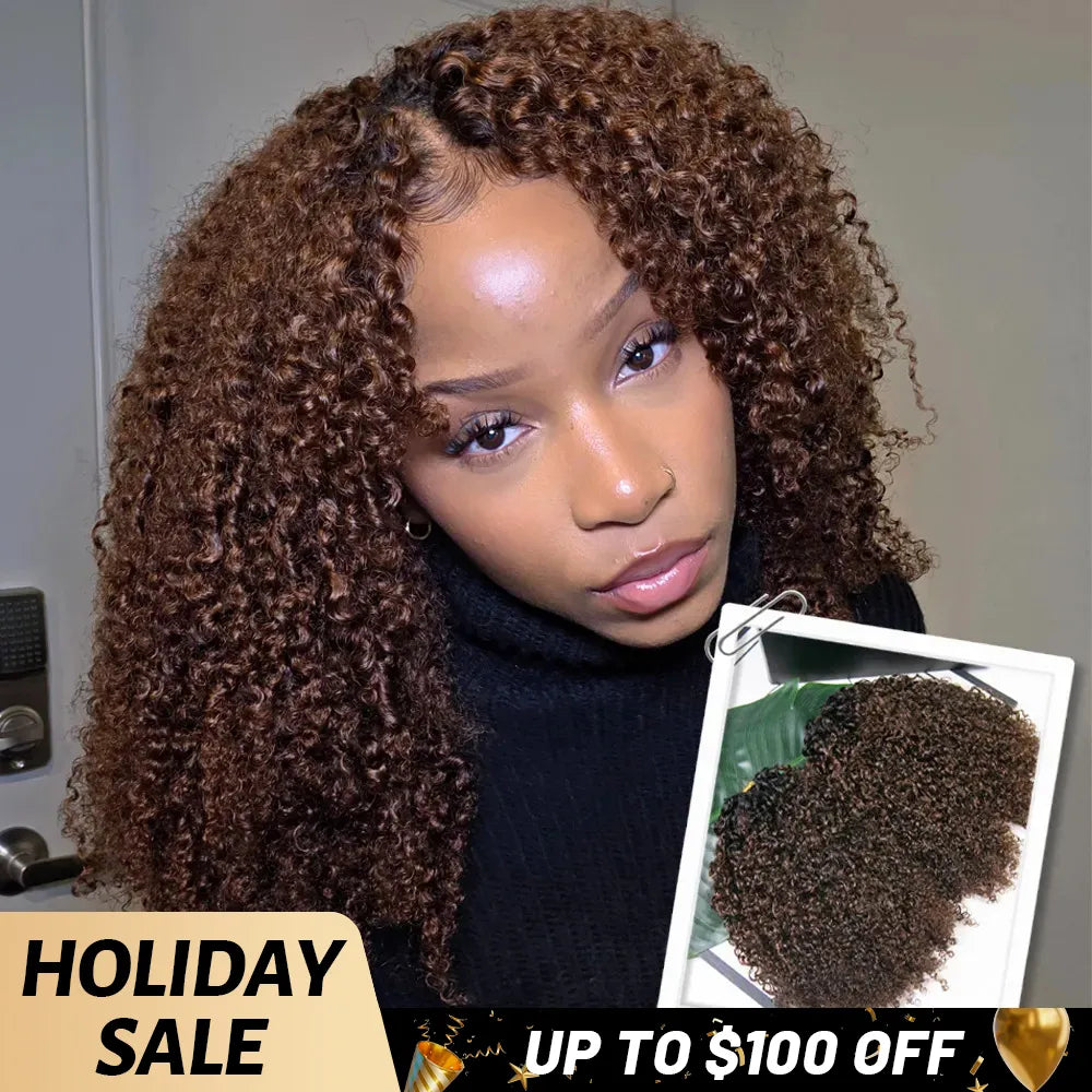 #T1B/4 MULTI-TEXTURED KINKY CURLY CROCHET HUMAN HAIR UP TO 100 SALE