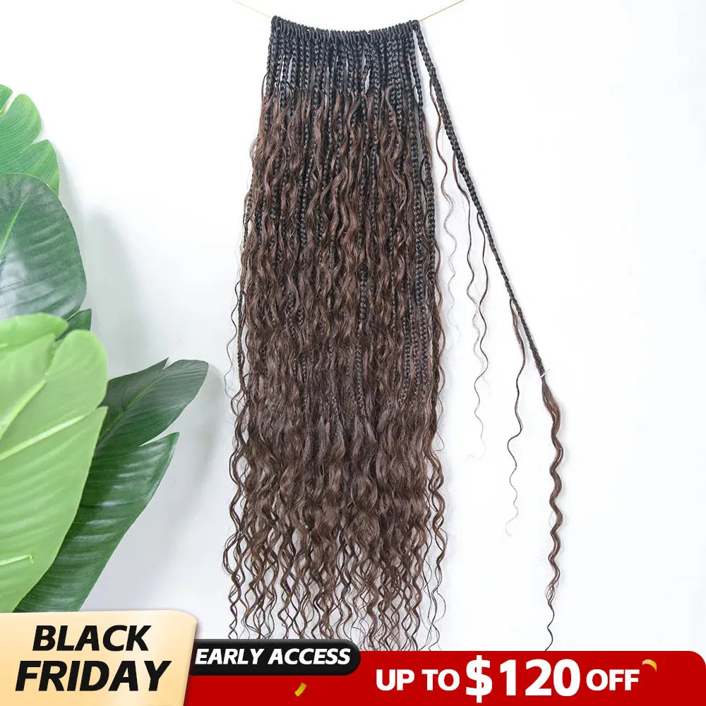 T1B/4 deep wave box braids black friday sale