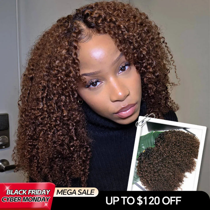 #T1B/4 multi-textured kinky curly crochet hair cyber monday