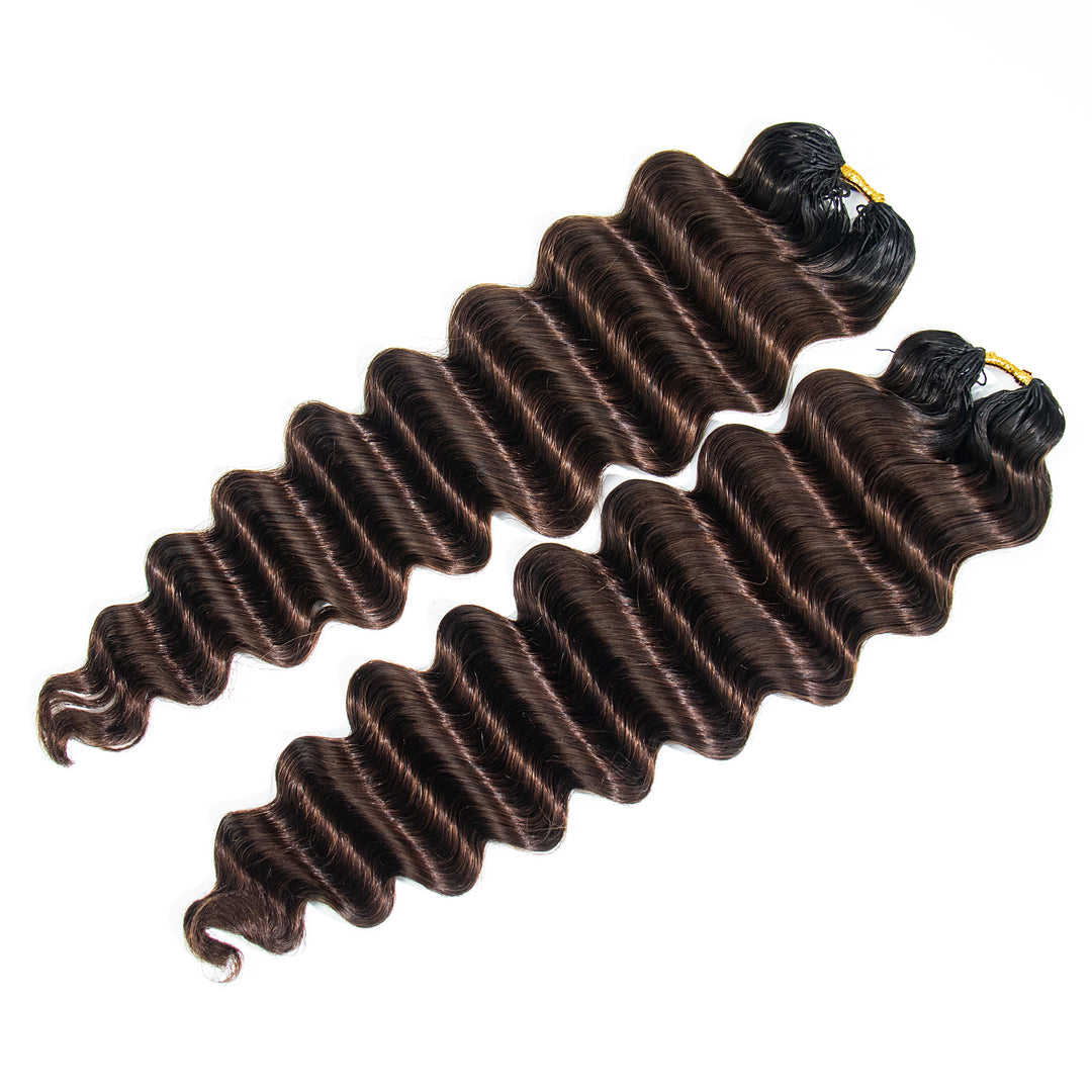 T1B/4 loose deep wave human crochet hair