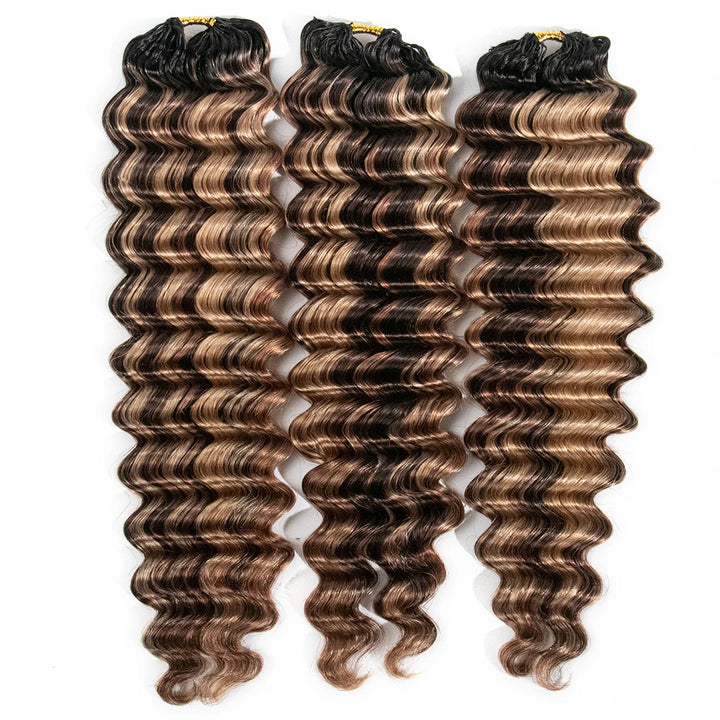 #t1b/4/27/30 deep wave human crochet hair for holidays