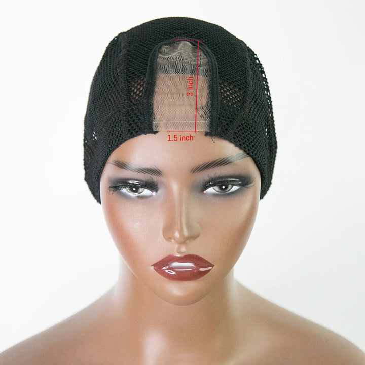 U part lace wig making cap for crochet and sew in weaving