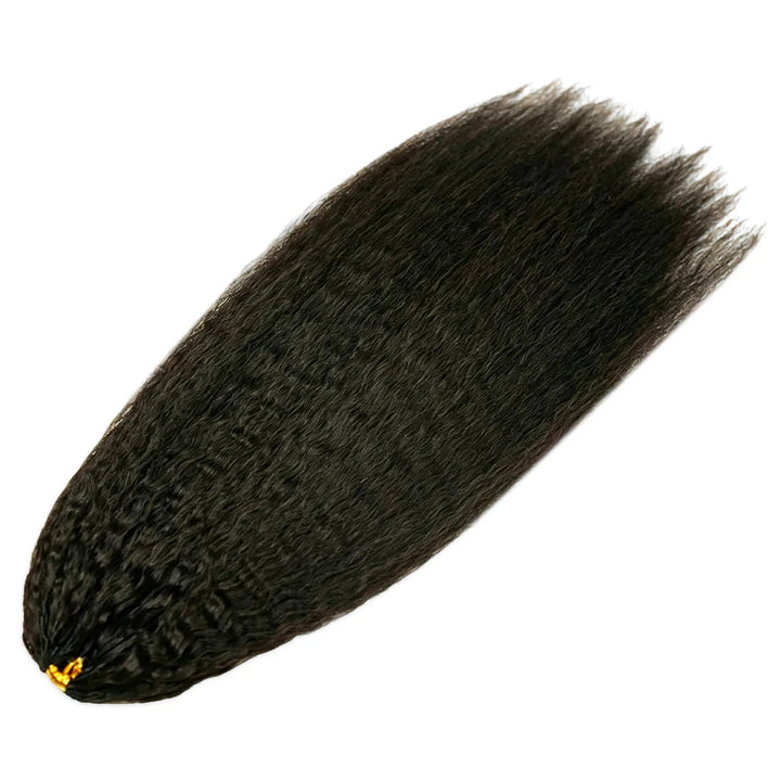 Kinky Straight Human Crochet Hair