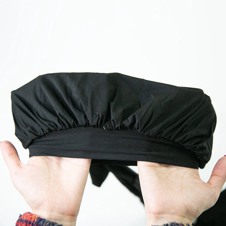 black 42 inch bonnet for protective styles