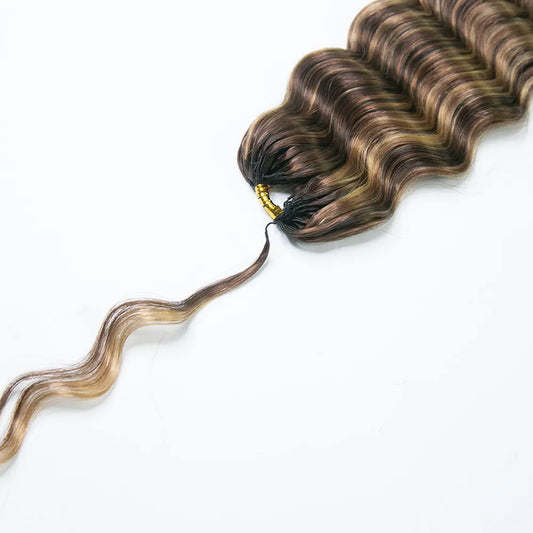 blend #4/#27/#30 color Reusable human crochet hair effective 
