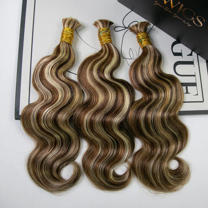 Body Wave Human Hair #4/27/30/613 Mix Color Blend 