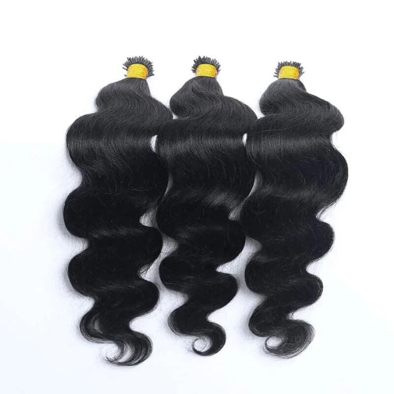 Natural Color Body Wave I Tip Hair Extension