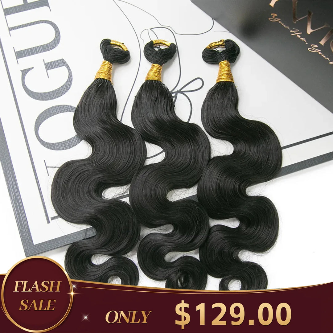 flash sale for body wave feather crochet boho hair