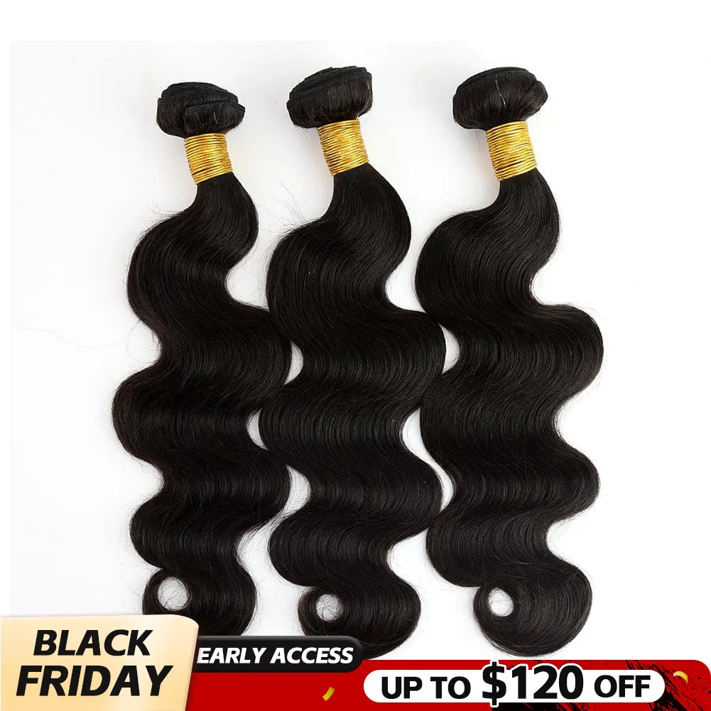 body wave weft bundles black friday sale