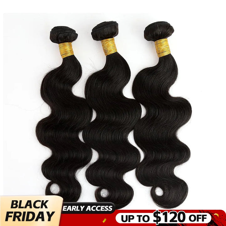 body wave weft bundles black friday sale