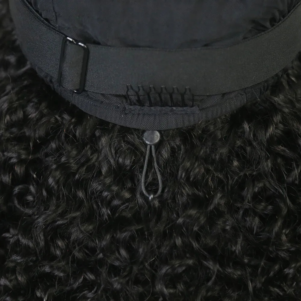 boho braids lace closure wig 5x5 water wave