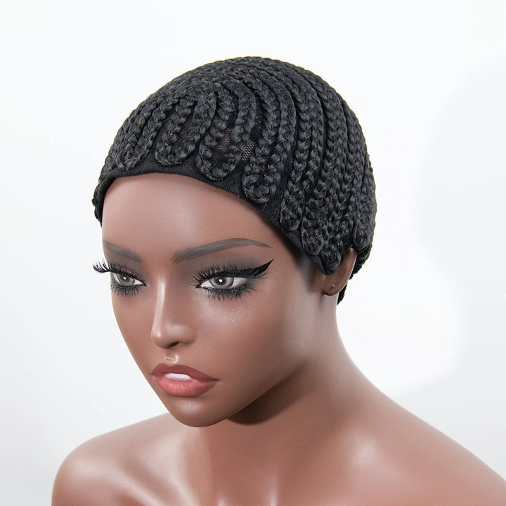 Braided Wig Cap For Crochet Braids Side