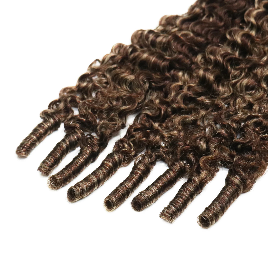 #T1B/4 /613 Mix Blend Burmese Curly Human Crochet Hair
