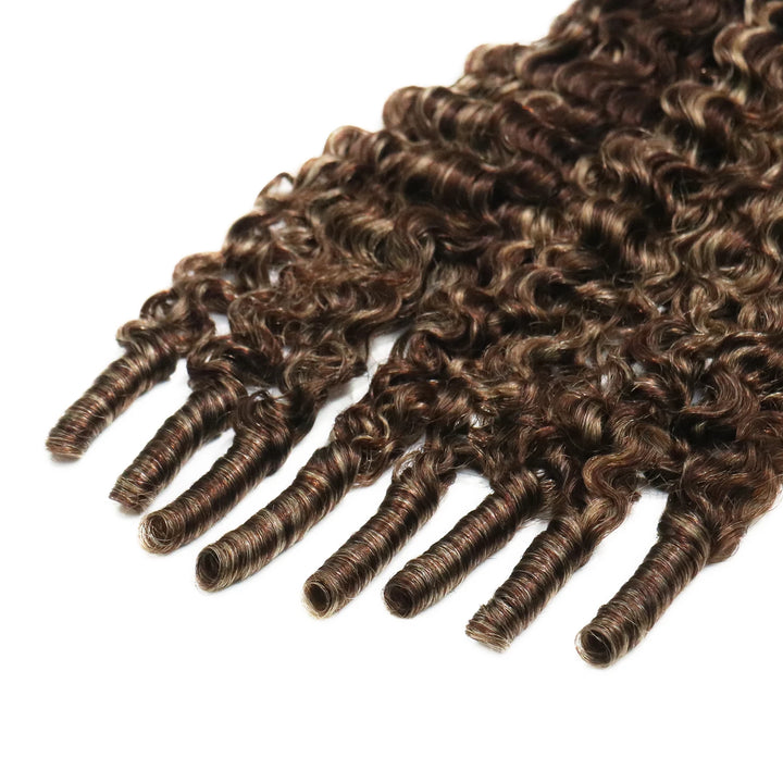 #T1B/4 /613 Mix Blend Burmese Curly Human Crochet Hair
