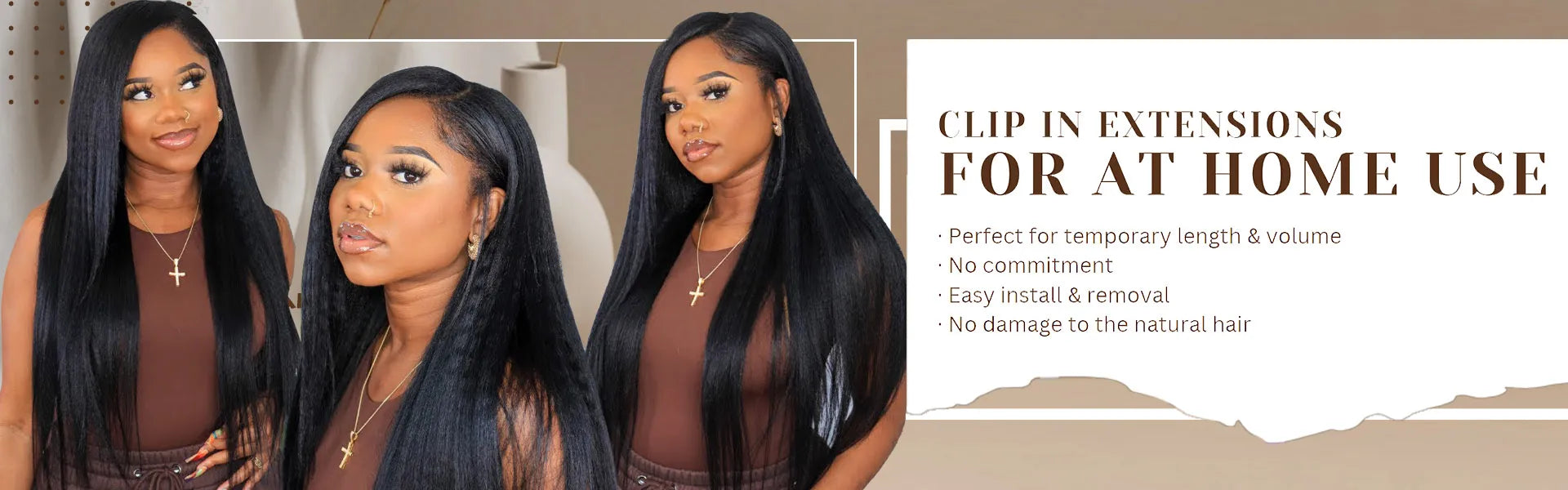 clip in extensions for at home use Ywigs